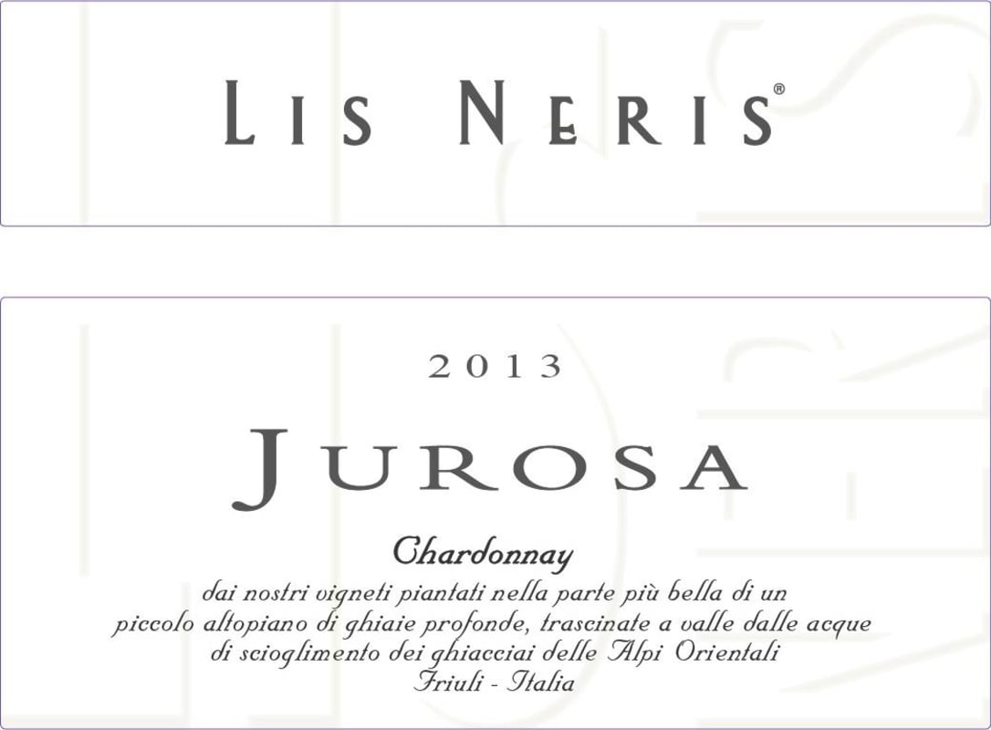 Lis Neris Jurosa Chardonnay 2013 Front Label