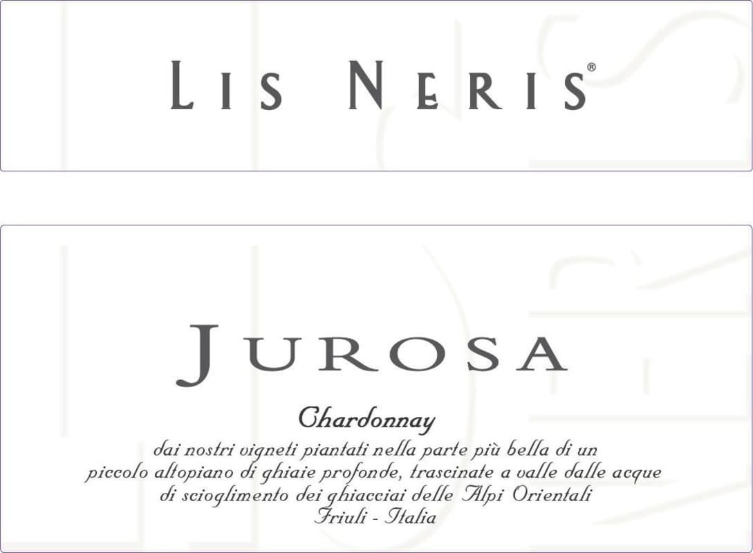Lis Neris Jurosa Chardonnay 2012 Front Label