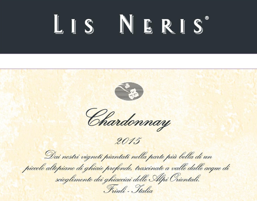 Lis Neris Venezia Giulia Chardonnay 2015 Front Label