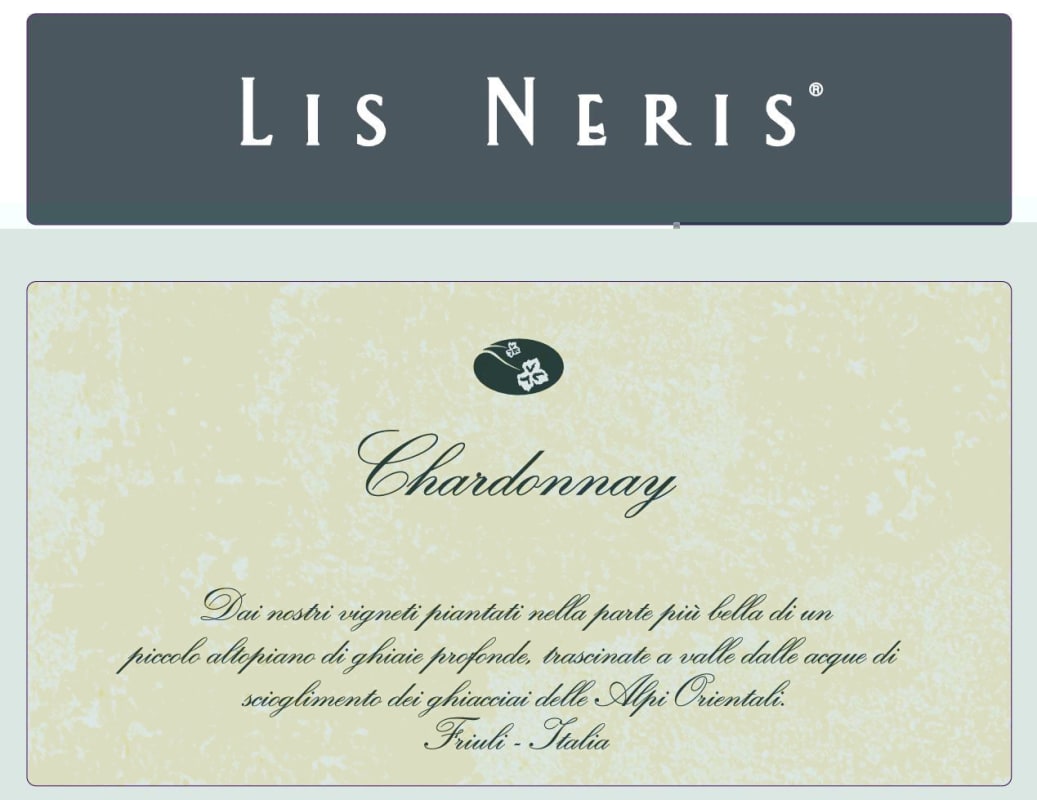 Lis Neris Venezia Giulia Chardonnay 2010 Front Label