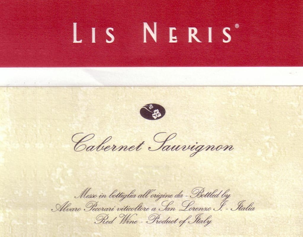 Lis Neris Cabernet Sauvignon - 2010 Front Label