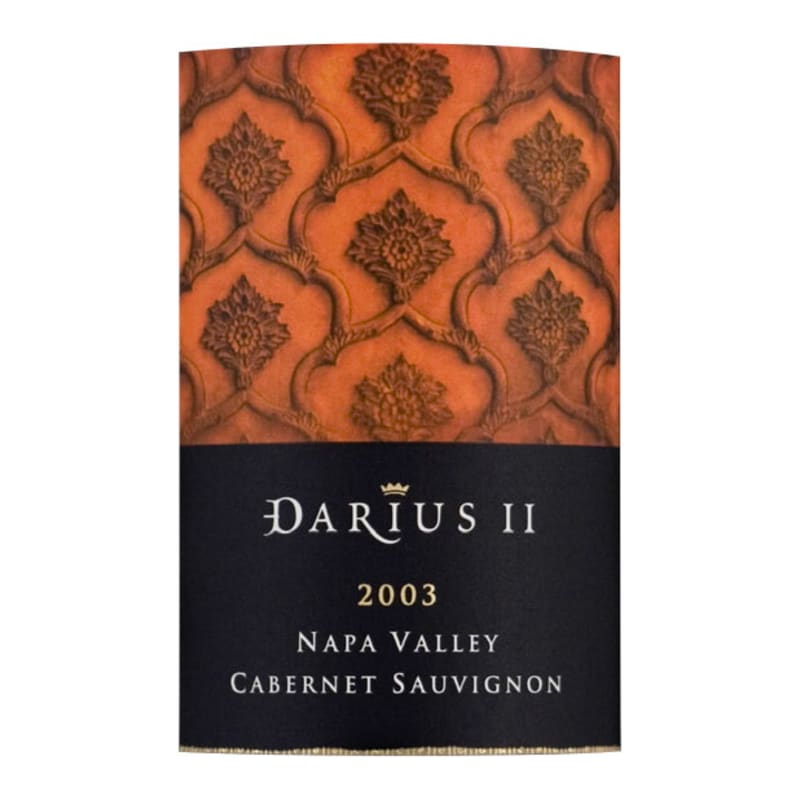 Darioush Darius II Cabernet Sauvignon 2003 Front Label