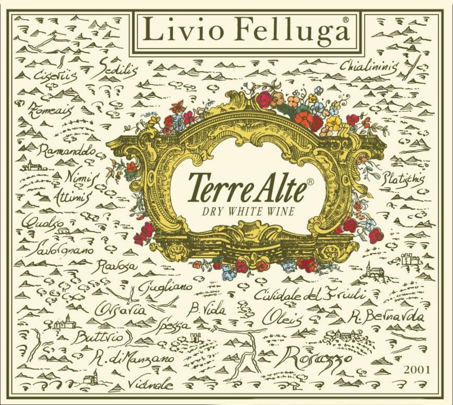 Livio Felluga Terre Alte 2007 Front Label
