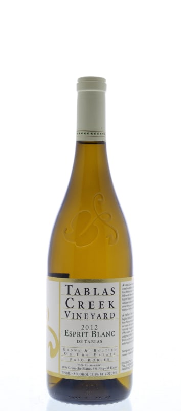 Tablas Creek Esprit de Tablas Blanc 2012 Front Bottle Shot