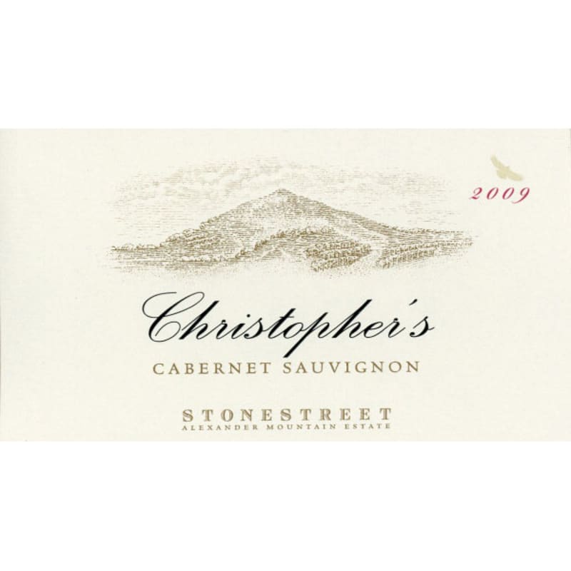 Stonestreet Christopher's Vineyard Cabernet Sauvignon 2009 Front Label
