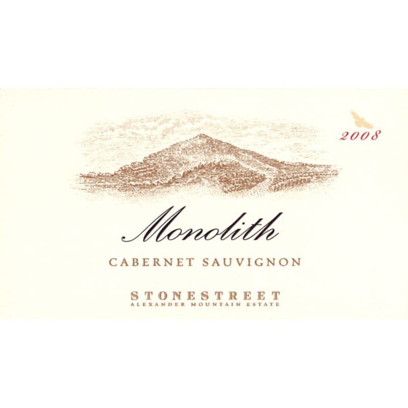 Stonestreet Monolith Cabernet Sauvignon 2008 Front Label
