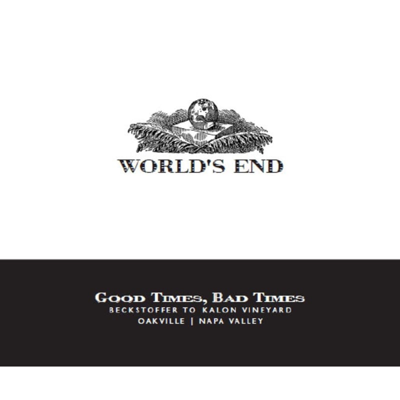 World's End Good Times Bad Times Cabernet Sauvignon 2008 Front Label