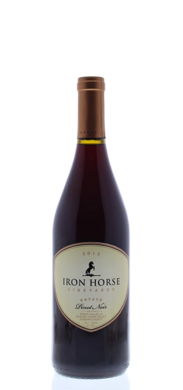 Iron Horse Estate Pinot Noir 2012 Front Bottle Shot