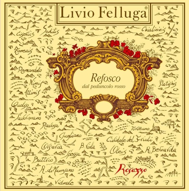 Livio Felluga Refosco dal Peduncolo Rosso 2011 Front Label