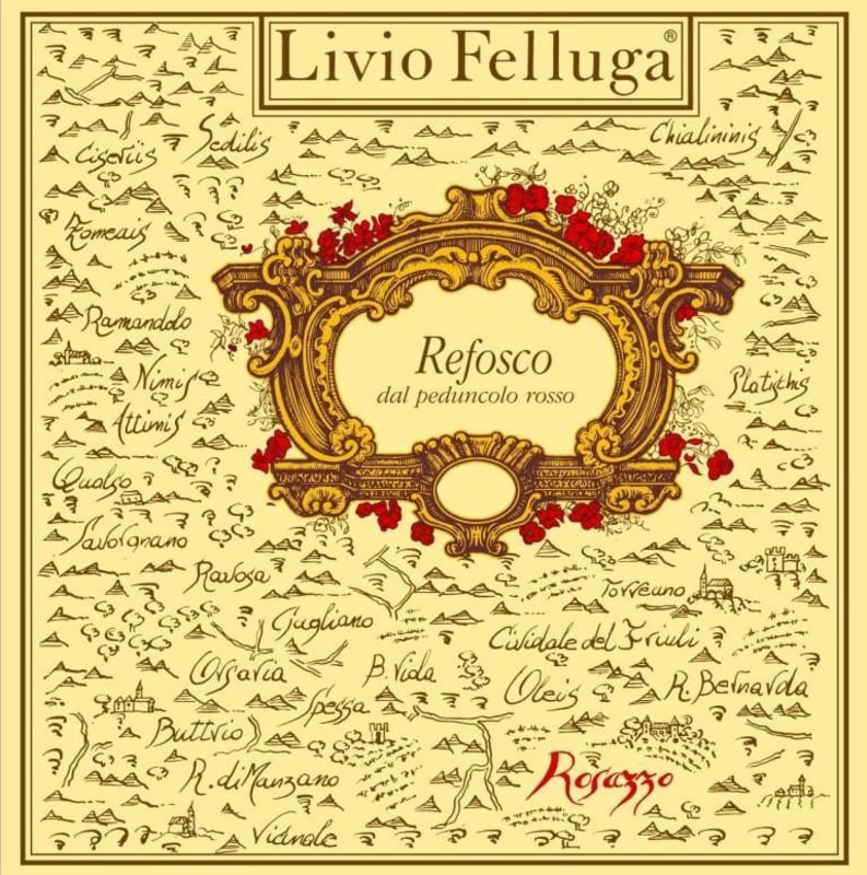 Livio Felluga Refosco dal Peduncolo Rosso 2010 Front Label