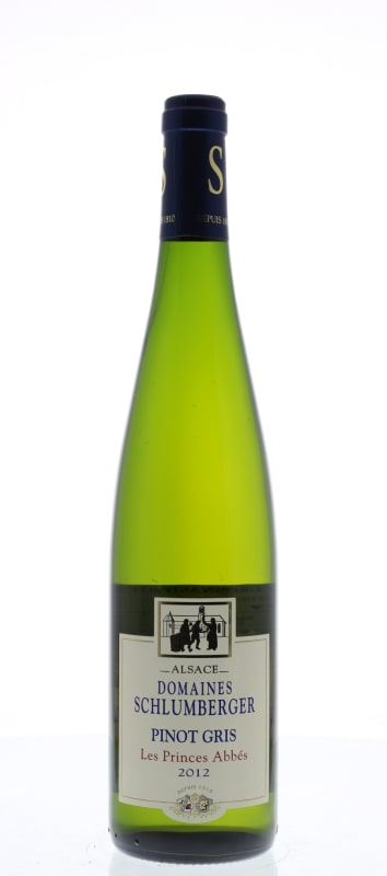Domaines Schlumberger Les Princes Abbes Pinot Gris 2012 Front Bottle Shot