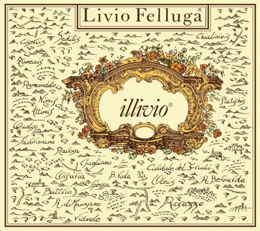 Livio Felluga Illivio Bianco 2012 Front Label