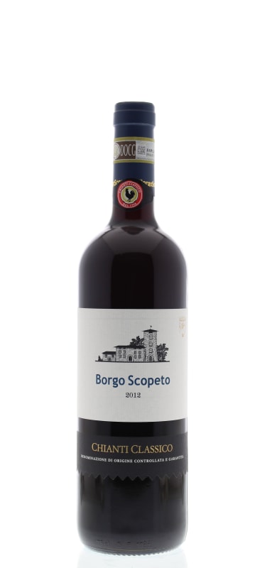 Borgo Scopeto Chianti Classico 2012 Front Bottle Shot