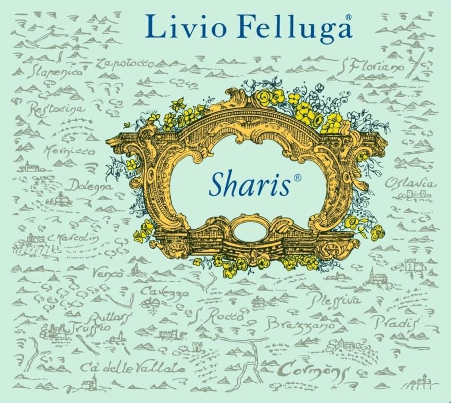 Livio Felluga delle Venezie Sharis 2010 Front Label