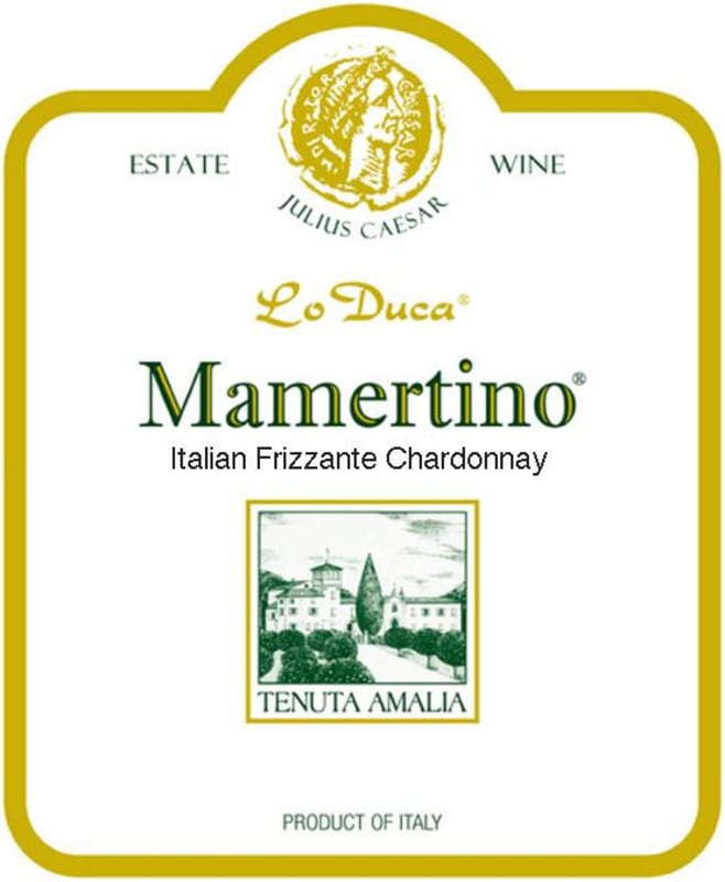 Lo Duca Emilia Tenuta Amalia Mamertino Chardonnay Frizzante 2014 Front Label