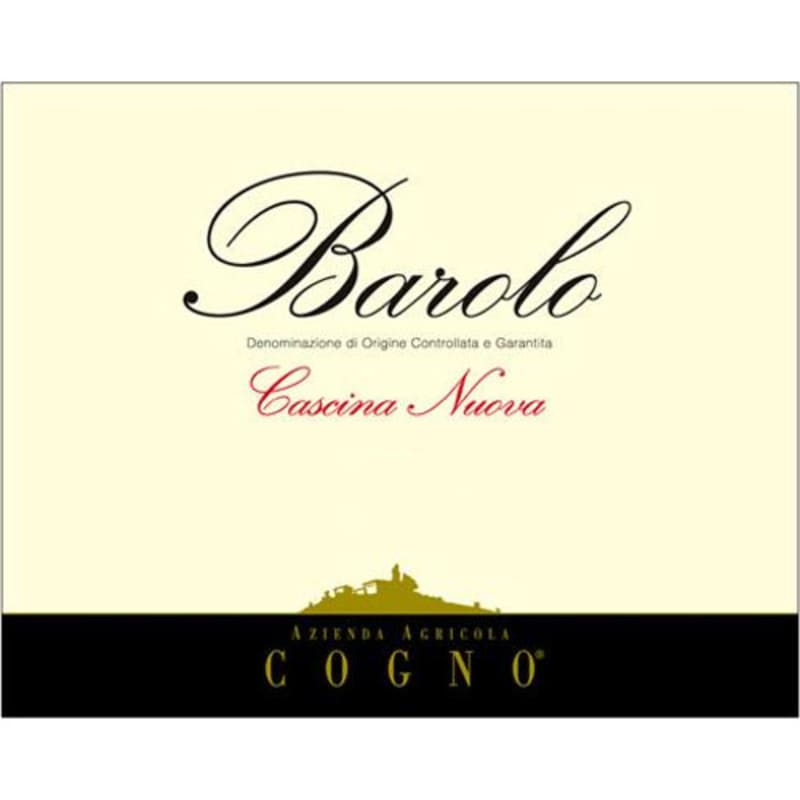 Elvio Cogno Cascina Nuova Barolo 2007 Front Label