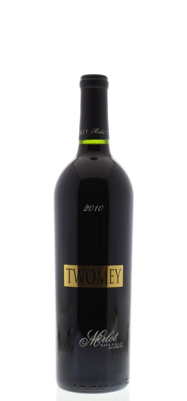 Twomey Merlot 2010 Front Bottle Shot
