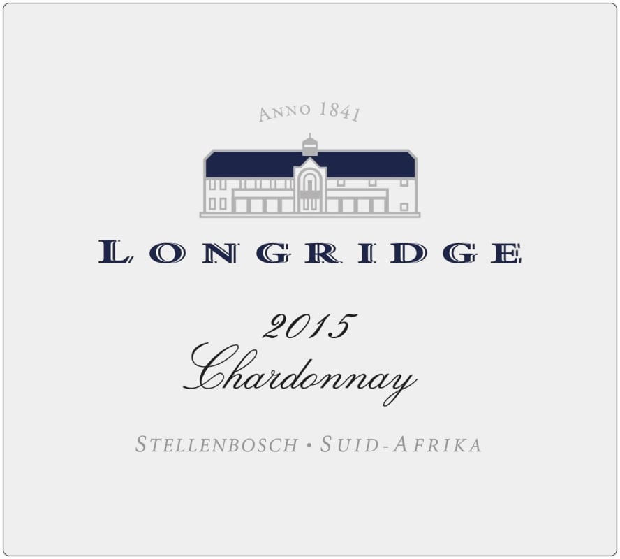 Longridge Chardonnay 2015 Front Label