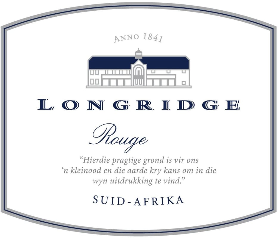 Longridge Rouge 2014 Front Label