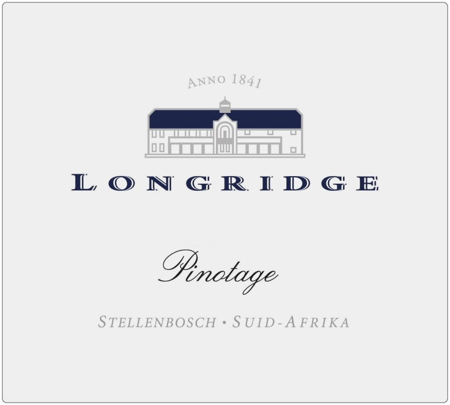 Longridge Pinotage 2015 Front Label