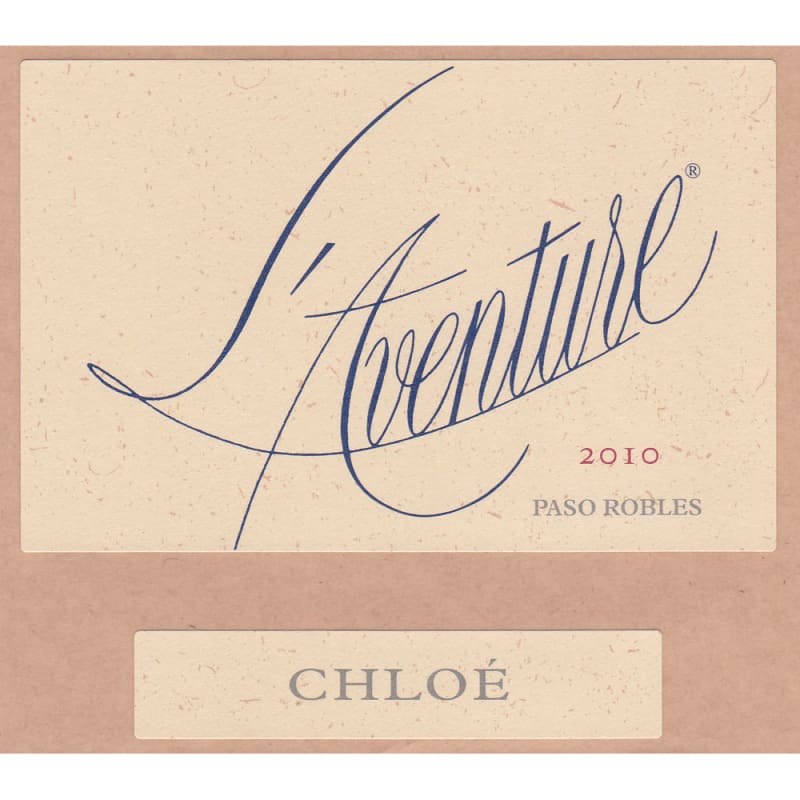 L'Aventure Chloe 2010 Front Label