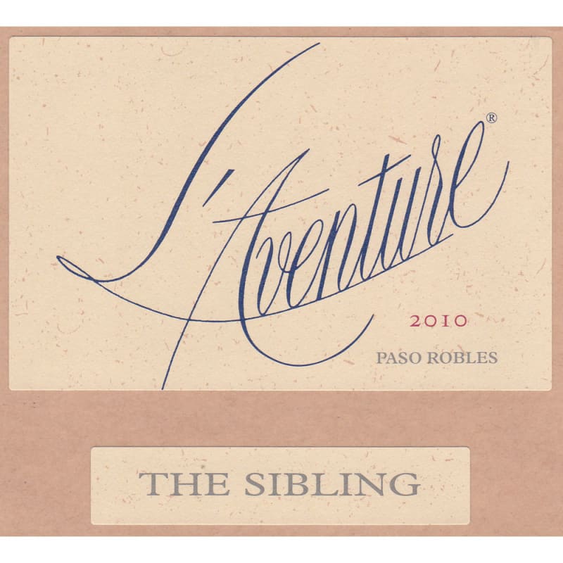 L'Aventure The Sibling 2010 Front Label