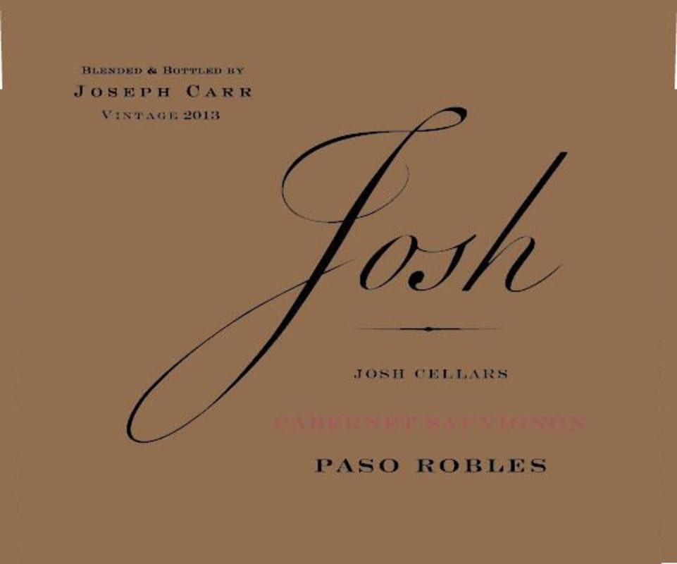 Josh Cellars Reserve Paso Robles Cabernet Sauvignon 2013 Front Label