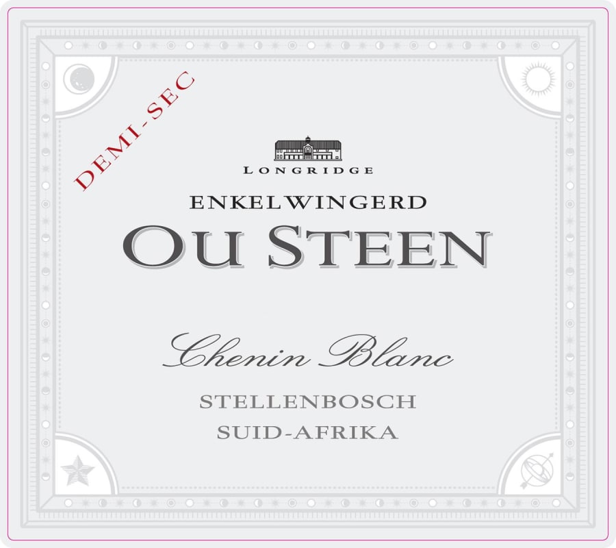 Longridge Ou Steen Demi-Sec Chenin Blanc 2015 Front Label