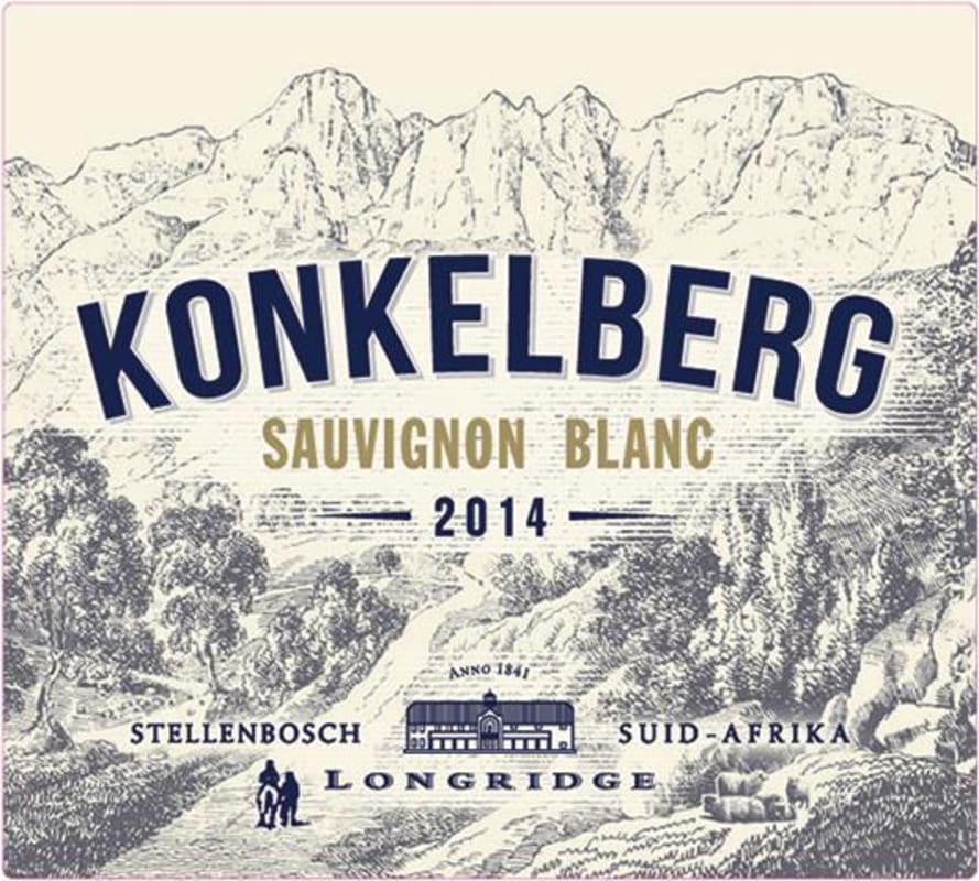 Longridge Konkelberg Sauvignon Blanc 2014 Front Label