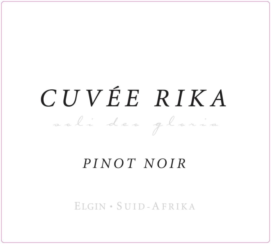 Longridge Cuvee Rika Pinot Noir 2014 Front Label