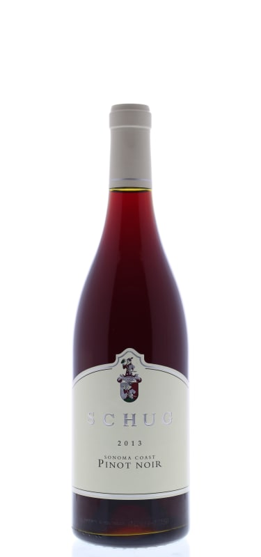 Schug Sonoma Coast Pinot Noir 2013 Front Bottle Shot