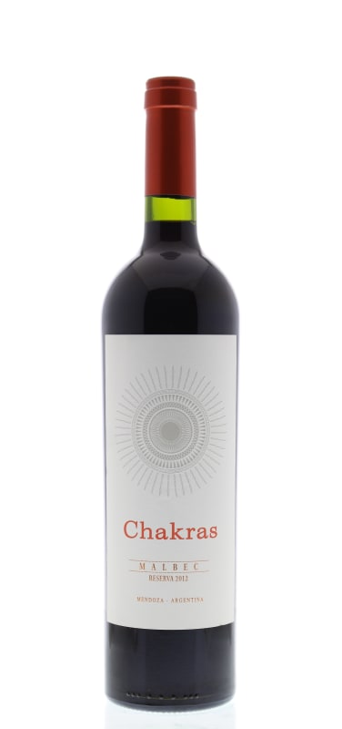 Chakras Reserva Malbec 2012 Front Bottle Shot