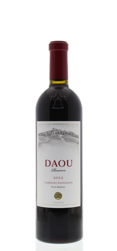DAOU Reserve Cabernet Sauvignon 2012 Front Bottle Shot