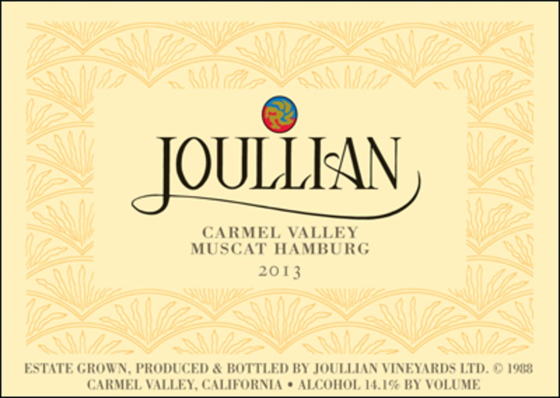 Joullian Muscat Hamburg 2013 Front Label