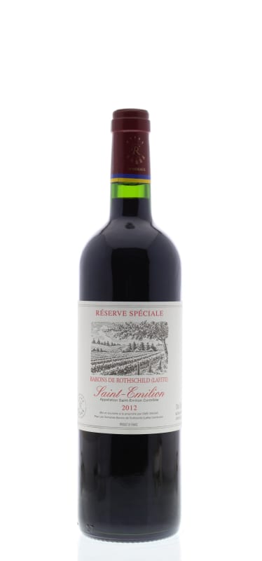 Domaines Barons de Rothschild Reserve Speciale St. Emilion 2012 Front Bottle Shot