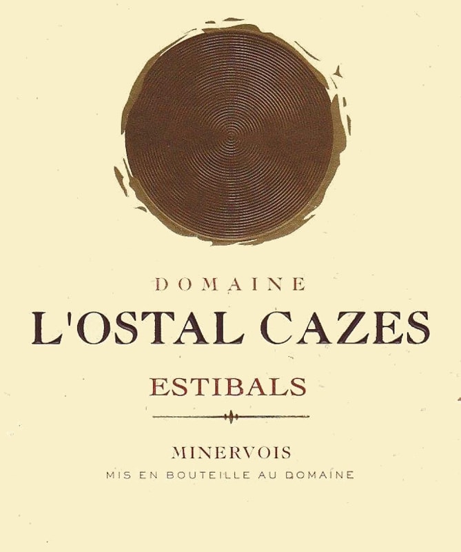 L'Ostal Cazes Estibals Minervois 2013 Front Label
