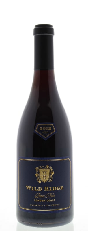 Wild Ridge Pinot Noir 2012 Front Bottle Shot