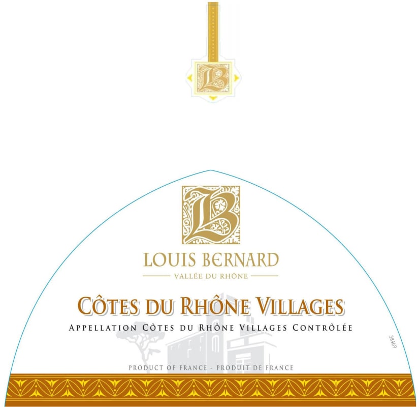 Louis Bernard Cotes du Rhone Villages 2011 Front Label