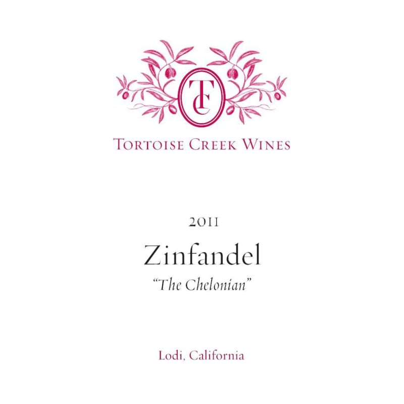 Tortoise Creek Zinfandel 2011 Front Label
