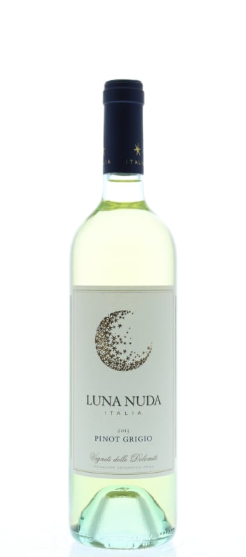 Luna Nuda Pinot Grigio 2013 Front Bottle Shot