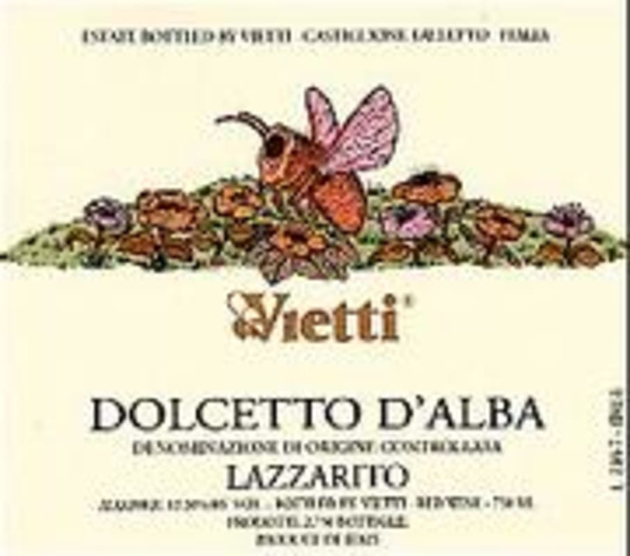 Vietti Dolcetto Lazzarito 1997 Front Label