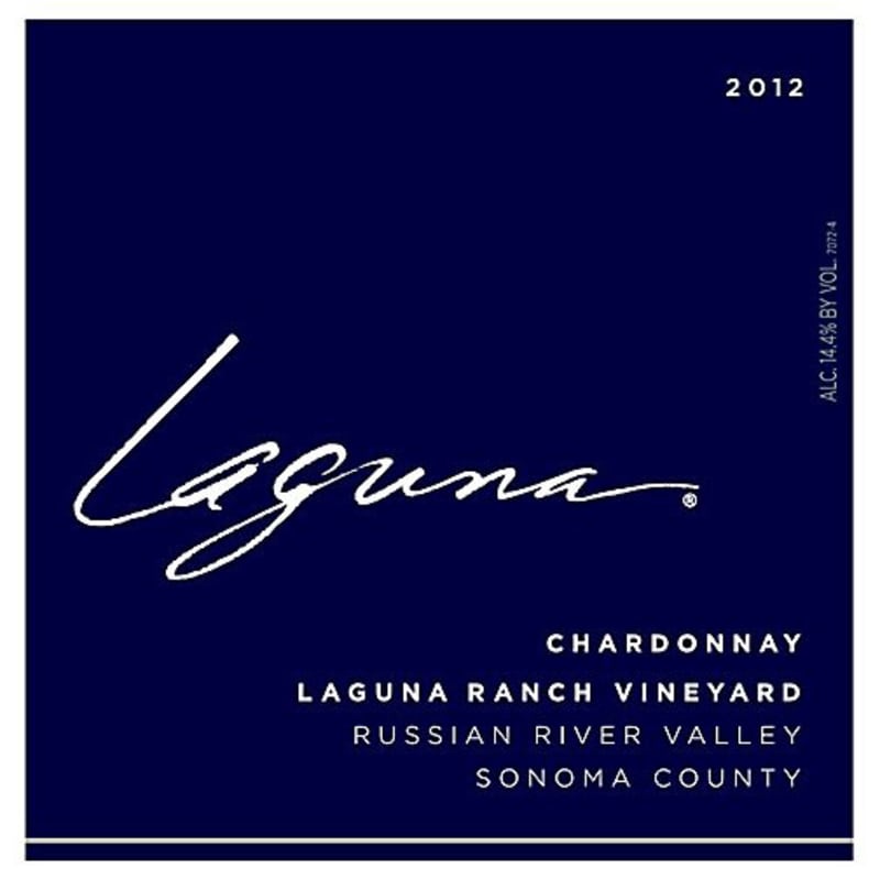 Laguna Winery Russian River Chardonnay 2012 Front Label
