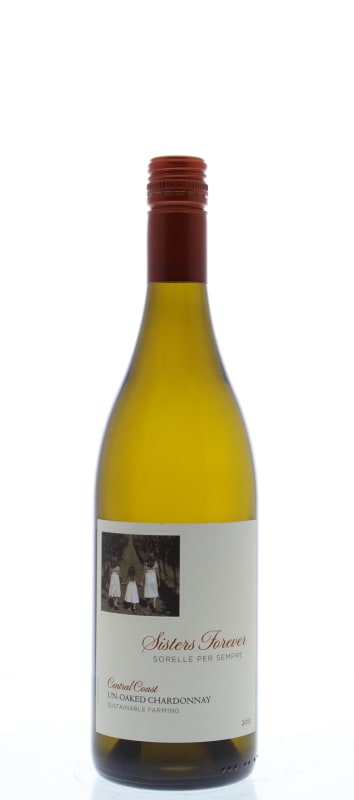 Donati Family Vineyards Sisters Forever Un-Oaked Chardonnay 2013 Front Bottle Shot