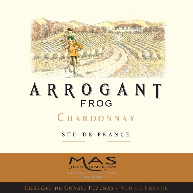 Arrogant Frog Chardonnay 2013 Front Label