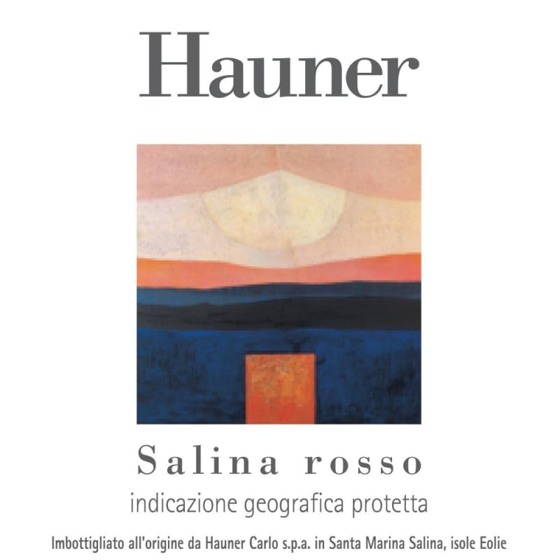 Hauner Salina Rosso 2012 Front Label