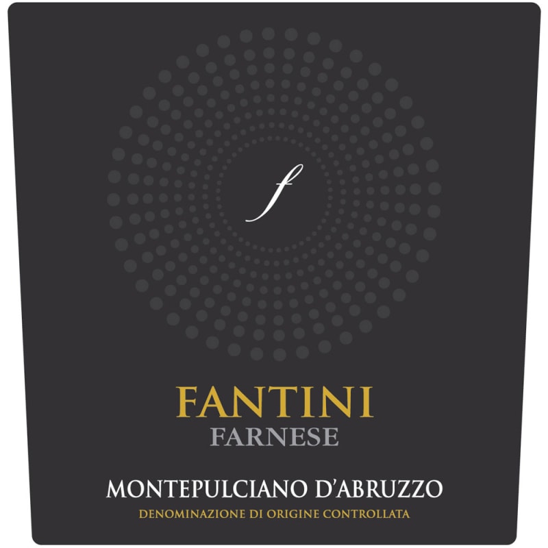 Fantini Montepulciano d'Abruzzo 2012 Front Label