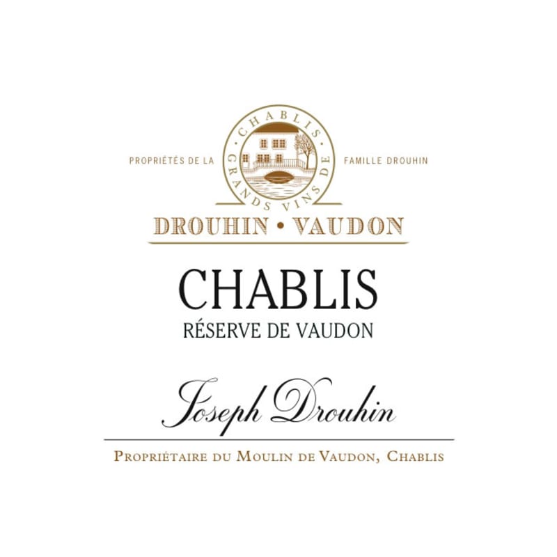 Joseph Drouhin Reserve de Vaudon Chablis 2012 Front Label