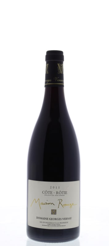 Georges Vernay Cote-Rotie Maison Rouge 2011 Front Bottle Shot