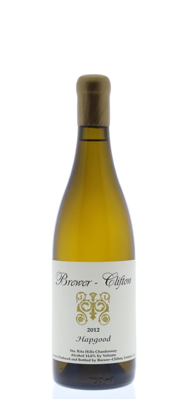 Brewer-Clifton Hapgood Chardonnay 2012 Front Bottle Shot