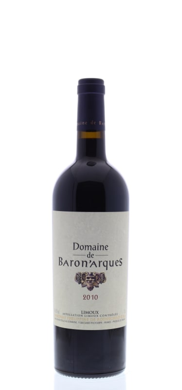 Domaine de Baronarques Limoux Rouge 2010 Front Bottle Shot